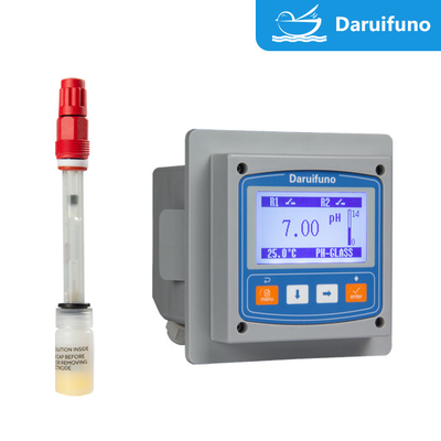Bộ điều khiển máy đo pH ORP 2 kênh 0/4~20mA RS485 IP66 cho nước