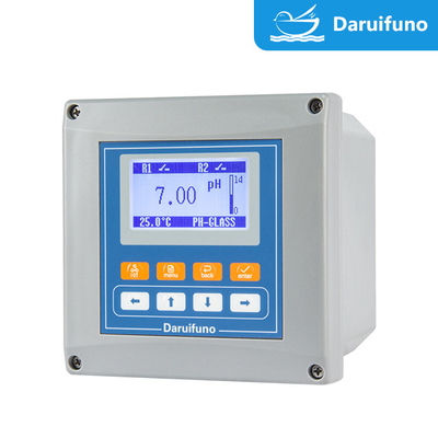 Màn hình LCD đồ họa 3,2 inch RS485 Bộ điều khiển máy đo pH ORP trực tuyến cho bể bơi