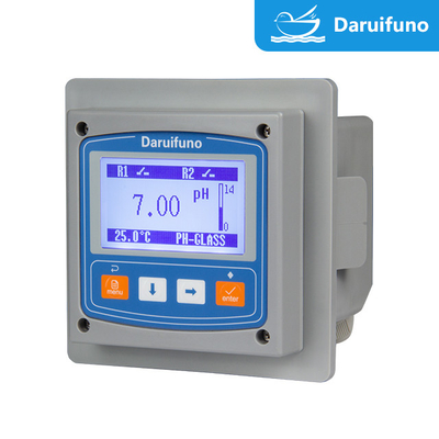 Một 0/4 - 20mA Điện năng trực tuyến PH / ORP điều khiển cho nước thải hoặc nước uống