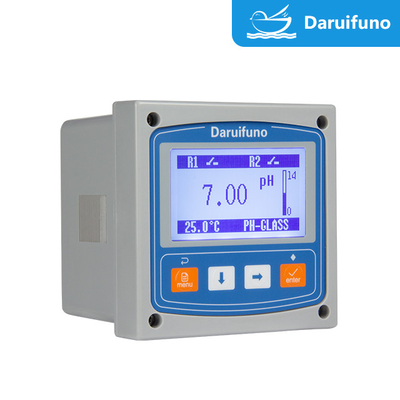 Một 0/4 - 20mA Điện năng trực tuyến PH / ORP điều khiển cho nước thải hoặc nước uống