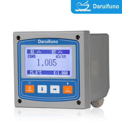 Máy phân tích độ dẫn đa thông số 4 trong 1 IP66 gắn bảng điều khiển đo độ dẫn giám sát chất lượng nước