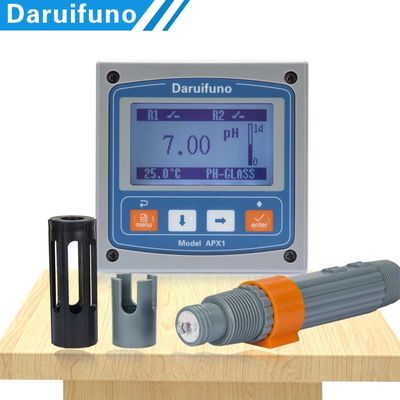 Bộ phát PH ORP trực tuyến công nghiệp 24VDC IP66 với 2 rơ le SPST