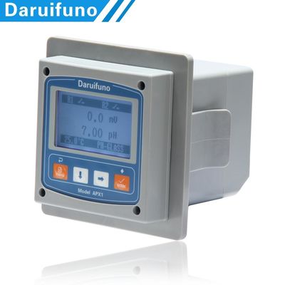 Bộ điều khiển PH ORP trực tuyến RS485 220 V AC có bù nhiệt độ 500g