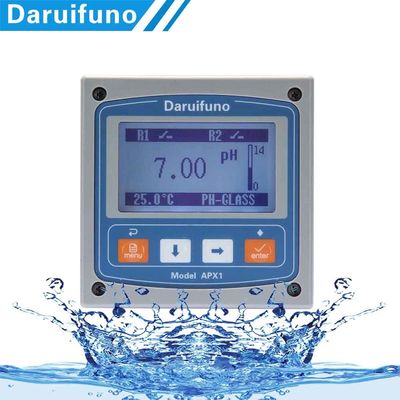 Bộ phát PH ORP trực tuyến công nghiệp 24VDC IP66 với 2 rơ le SPST