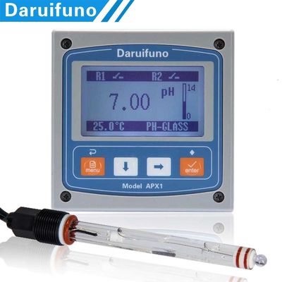 Bộ phát PH ORP trực tuyến công nghiệp 24VDC IP66 với 2 rơ le SPST
