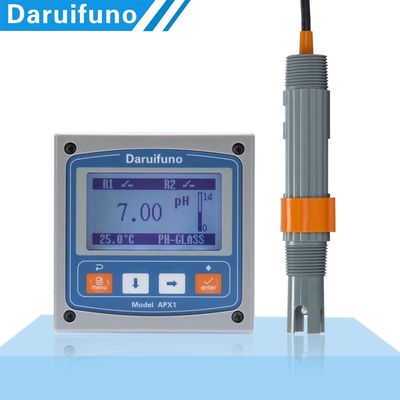 Màn hình LCD lớn 0 ~ 60 ℃ Bộ điều khiển PH ORP trực tuyến có bảo vệ tắt nguồn